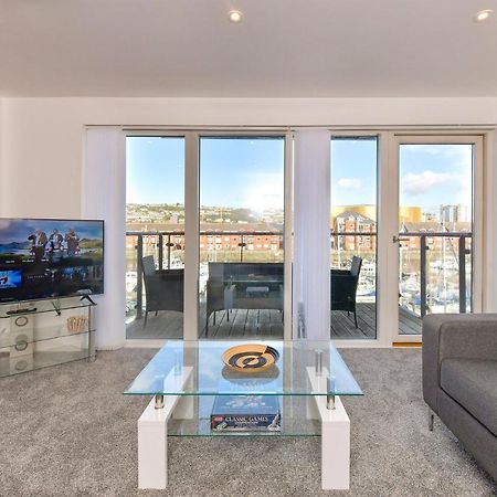 Just Stay Wales - Meridian Wharf, Marina View - 2 Bed Apartment Swansea Exterior photo